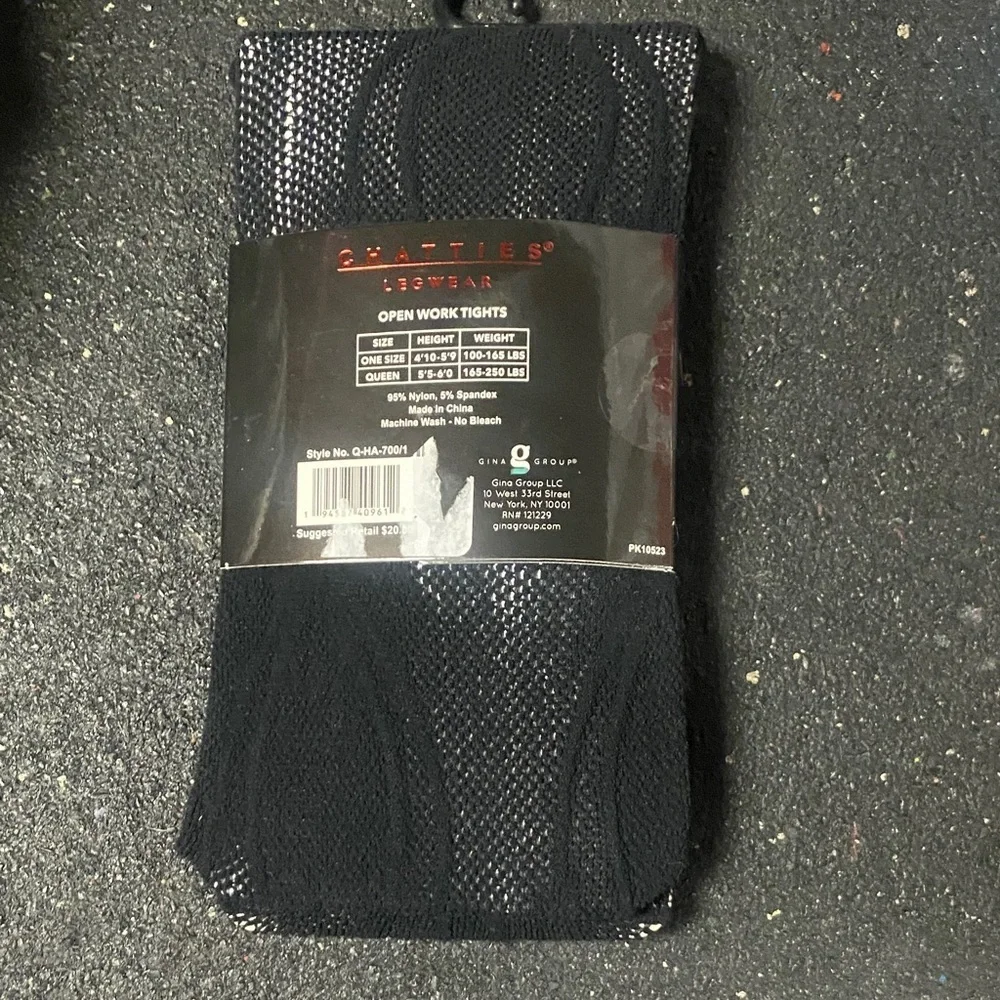 Chatties Black Spider Tights